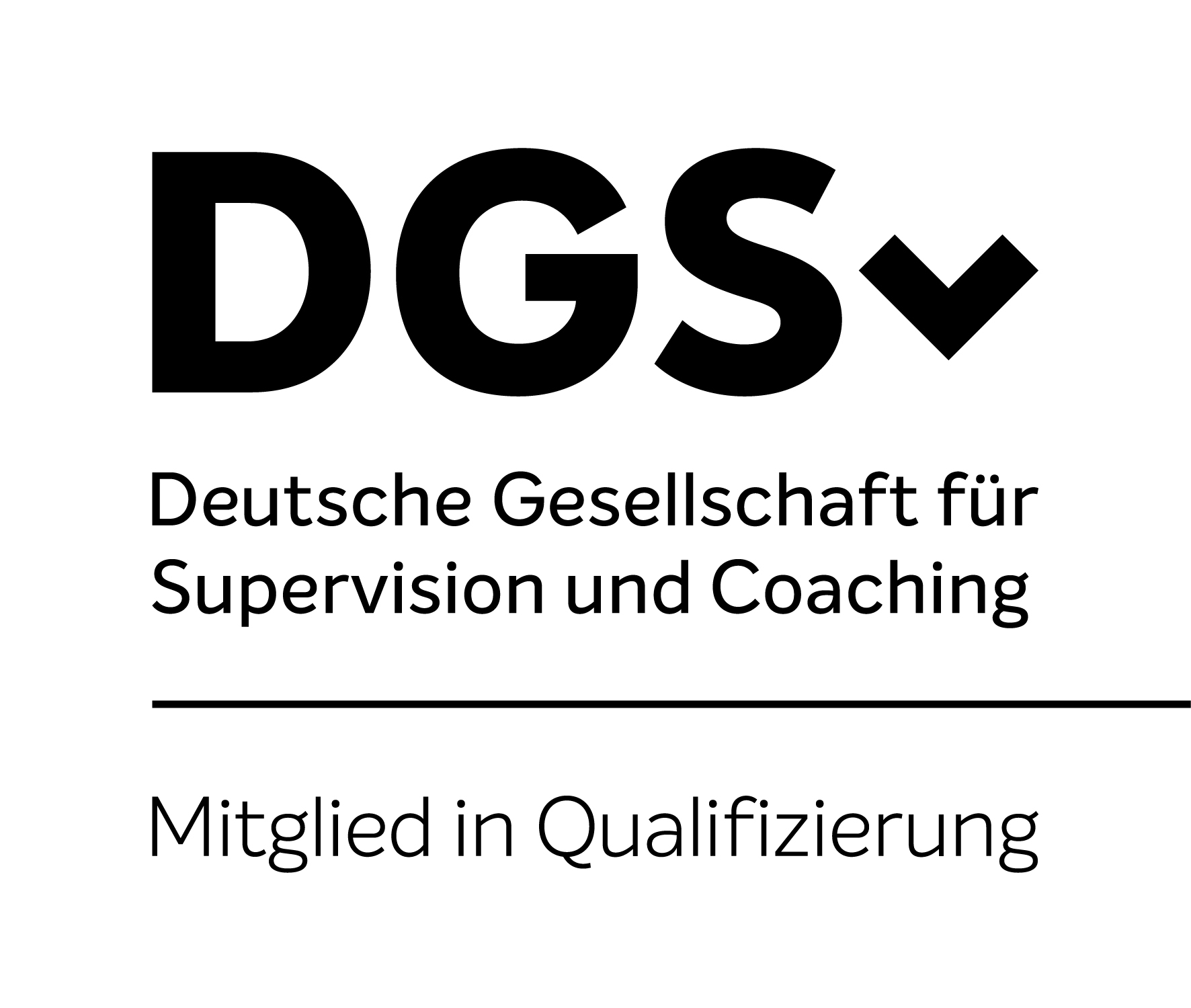 Logo DGSv, Mitglied in Qualifizierung
